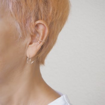 jomathwich / silver pierce earcuff 【E-68 / silver】