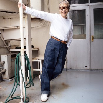 HOPPERS BRUNCH / Wide Trouser -DENIM-<img class='new_mark_img2' src='https://img.shop-pro.jp/img/new/icons5.gif' style='border:none;display:inline;margin:0px;padding:0px;width:auto;' />
