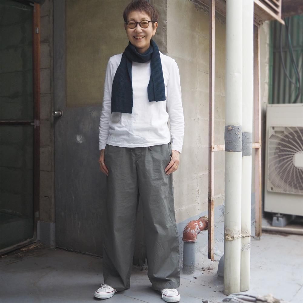 eleven 2nd / Cashmere no.1 Ribbed Mini Stole【e2W-1113