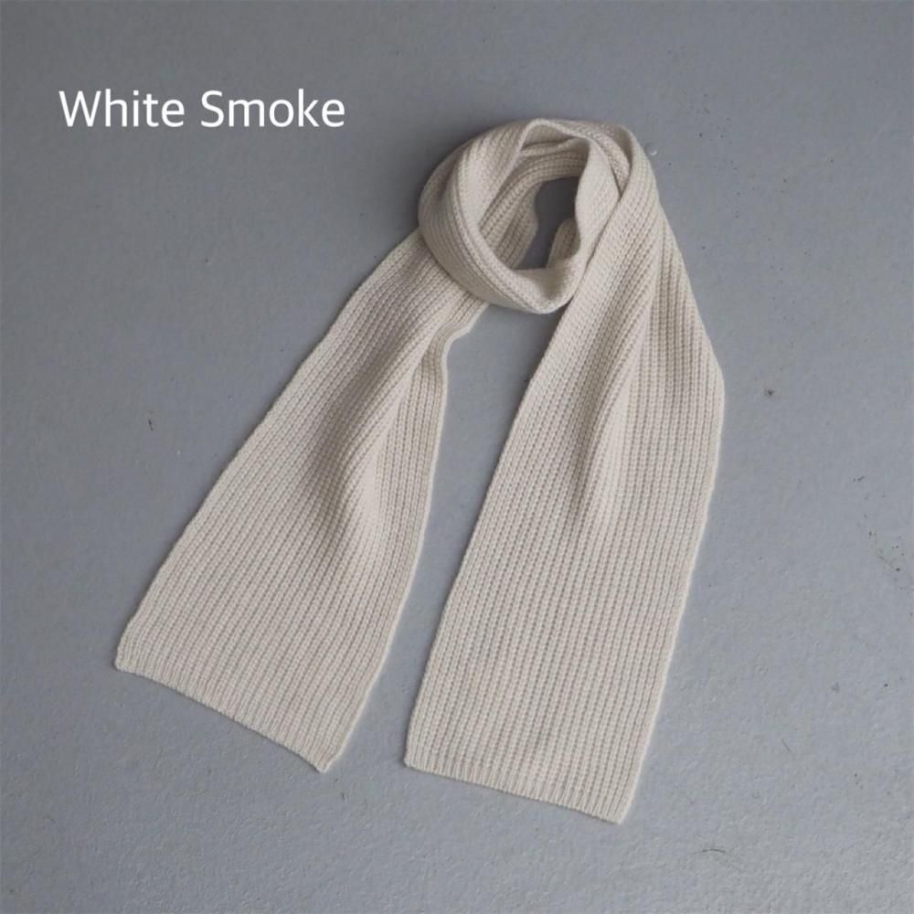 eleven 2nd / Cashmere no.1 Ribbed Mini Stole【e2W-1113
