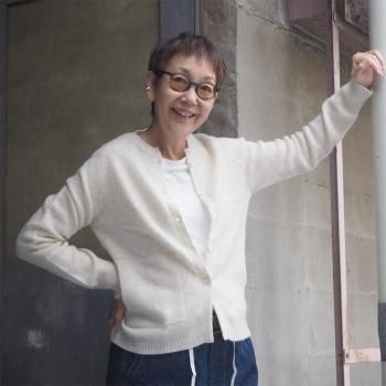 eleve 2nd / Soft Washed Wool Cardigan with Ribbone2W-1099<img class='new_mark_img2' src='https://img.shop-pro.jp/img/new/icons5.gif' style='border:none;display:inline;margin:0px;padding:0px;width:auto;' />
