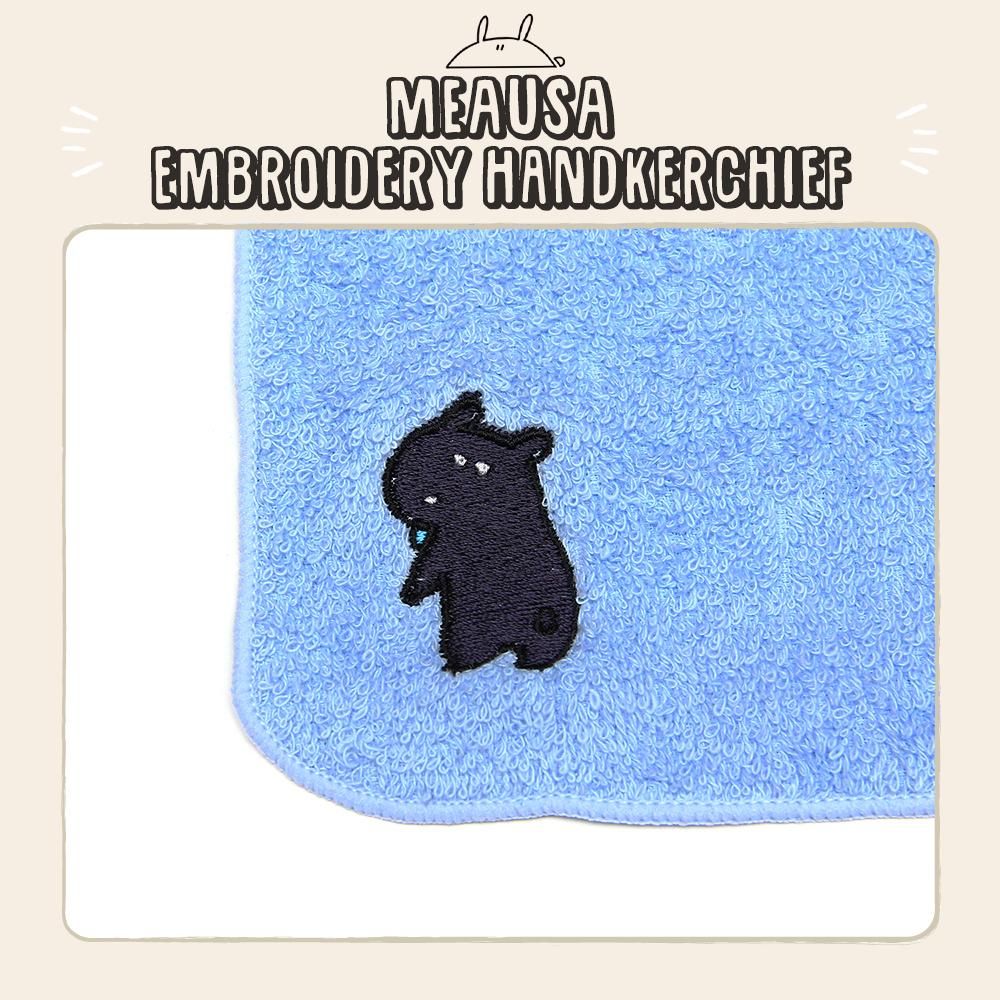 めあうさ刺繍ハンカチタオル（3枚セット） - めあうさまーと -めあうさ
