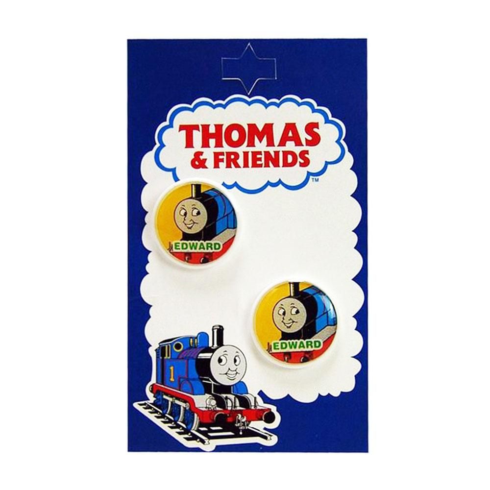 TH004 丸ボタン（エドワード） TO - トーマスグッズの