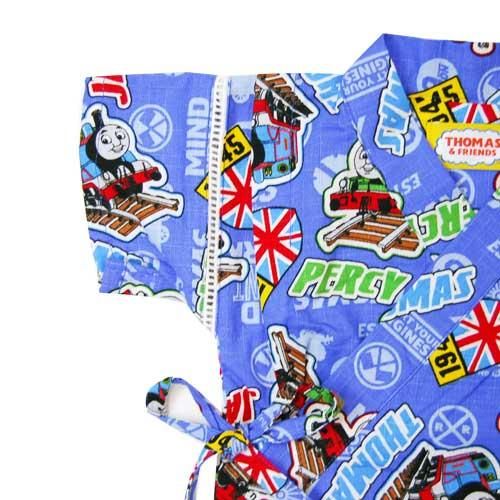 生産終了品】甚平風ロンパース（ブルー/70）88424-82 TO
