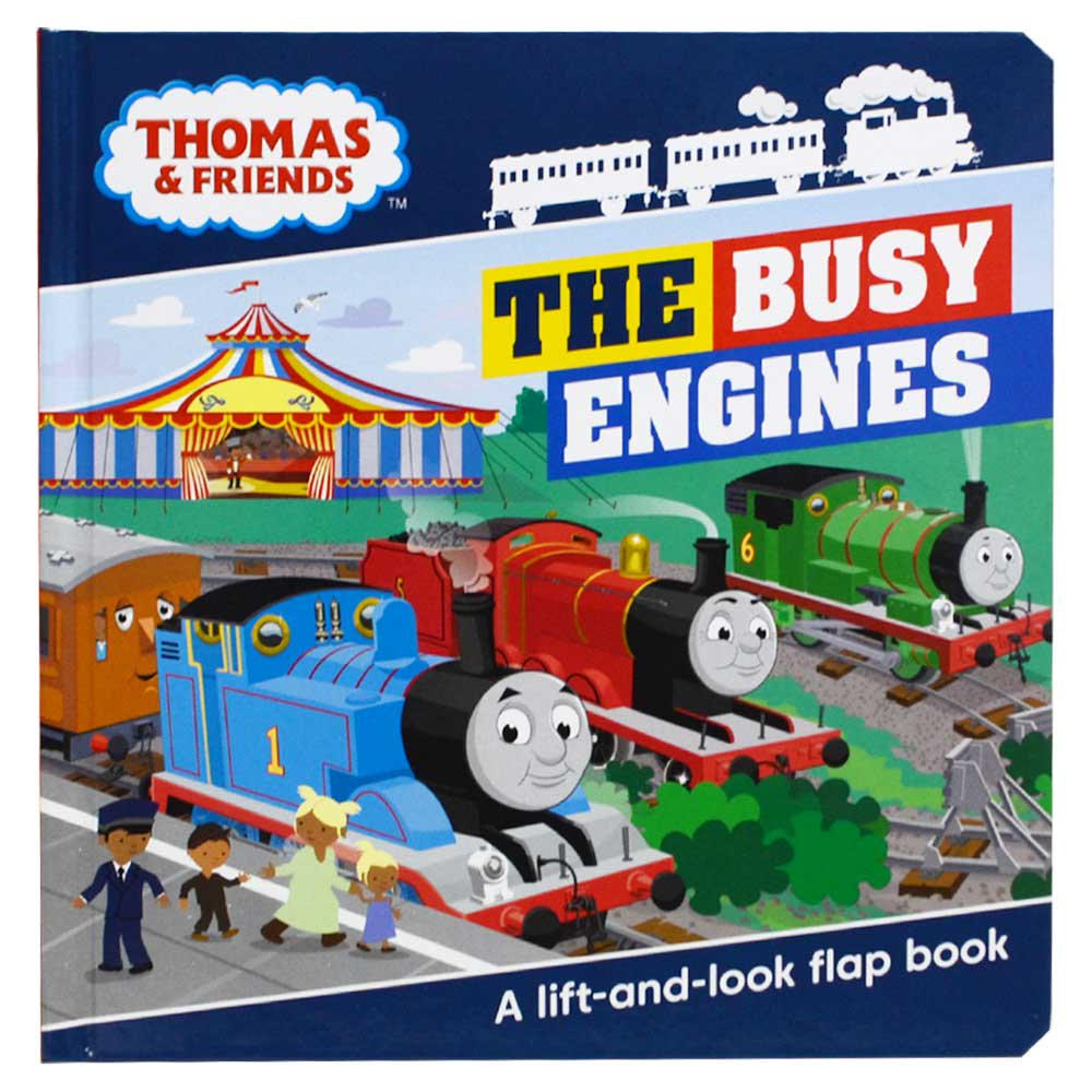 【英語のえほん】Busy Engines Lift-the-Flap Book TO - トーマス