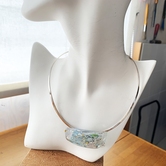 【関税込み】Alan Crocetti シルバー Pearl Spark チョーカー Alan Crocetti Silver Pearl Spark Choker Alan Crocetti
