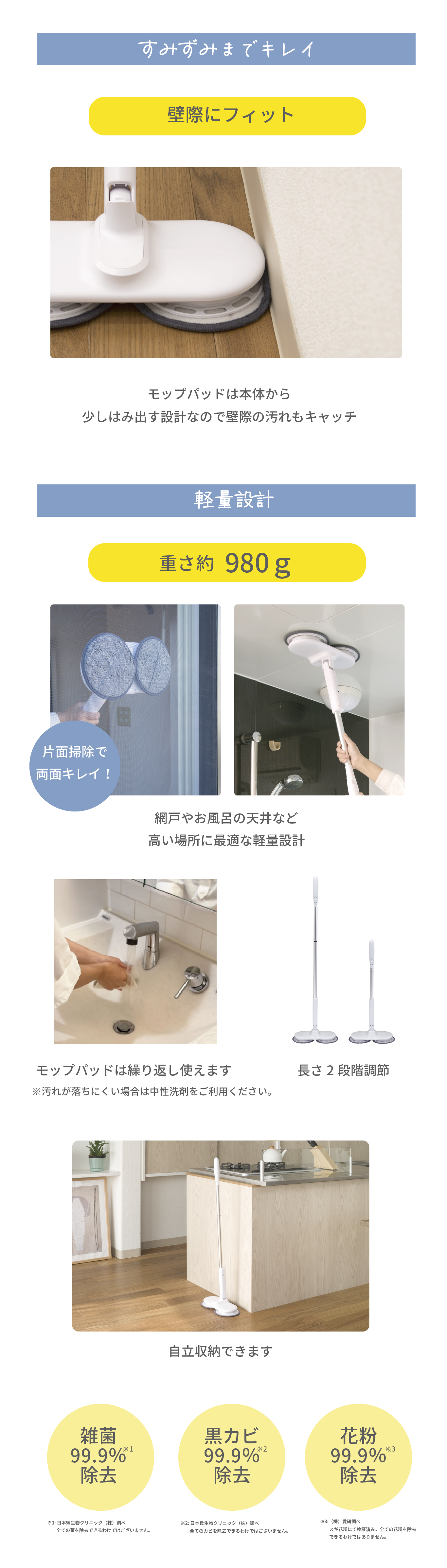 商品情報:コードレス回転モップクリーナーライト|CCP 商品情報:コードレス回転モップクリーナーライト|CCP