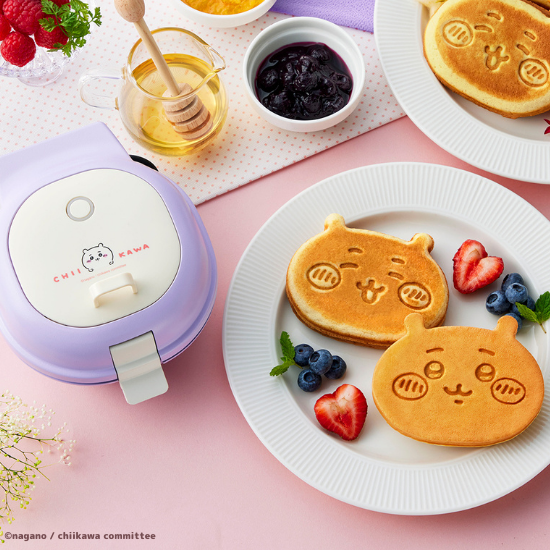 生まれのブランドで 商品情報：こんがりきゃらパンケーキメーカー ちいかわ｜CCP 調理器具