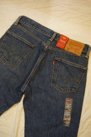 LEVI'S』 (リーバイス) 505 REGULAR FIT/ Medium Stonewash アメリカ製