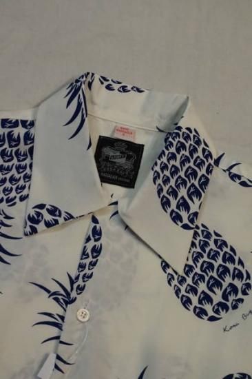 Kona Bay Hawaii』(コナベイハワイ ) アロハシャツ(パイナップル WHITE 