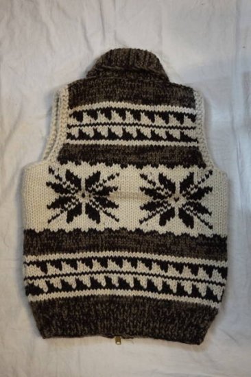 ❄︎防寒❄︎ カナダ手編み　カウチンセーター