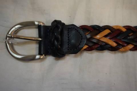 SFUMATO VENEZIA LEATHER NARROW BELT | Dresswell online store