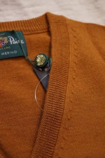 新品 アランペイン タートルネック UK38 ネイビー　英国製　か高級メリノ使用 新品 アランペイン タートルネック UK38 ネイビー 英国製 か高級