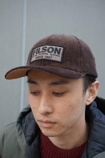『FILSON』(フィルソン) ロガーキャップ (コーディロイ/BROWN), - インポートグッズ ファースト