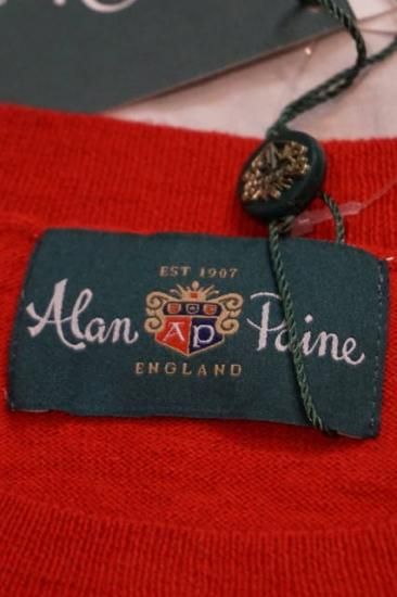 ALAN PAINE』 (アラン ペイン) 14G コットンシルクカシミヤ 半袖 ALAN PAINE』 (アラン ペイン) 14G コットンシルクカシミヤ 半袖