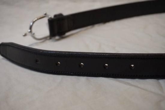 【美品】TORY LEATHER 36 黒 本革 Yバックル 美品】TORY LEATHER 36 黒 本革 Yバックル 美品】TORY LEATHER 36 黒