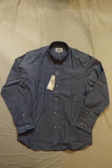 『MINOTAUR』シャンブレーシャツ／ボタンダウン／長袖／M／羽織／日本製 H BY FIGER』（エイチ バイ フィガー）シャンブレー 長袖ボタン