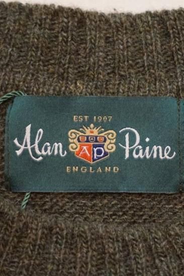 ALAN PAINE』 (アラン ペイン) 7G ピユア ニュー ウール クルー ALAN PAINE』 (アラン ペイン) 7G ピユア ニュー ウール クルー