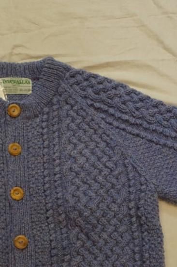 INVERALLAN/インバーアラン 4A CREW NECK CARDIGAN SoftDonegal