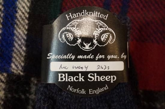 BLACK SHEEP』(ブラック シープ）ケーブル ニットグローブ