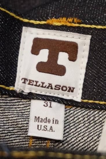 TELLASON 』 (テラソン) ストレートレッグ セルビッジ ジーンズ TELLASON 』 (テラソン) ストレートレッグ セルビッジ ジーンズ
