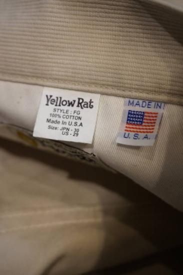YELLOW RAT』 (イエローラット） カラー ジーンズ 