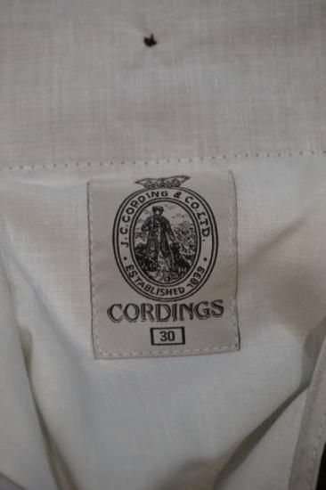 CORDINGS』(コーディングス) アイリッシュリネン トラウザーズ CORDINGS』(コーディングス) アイリッシュリネン トラウザーズ
