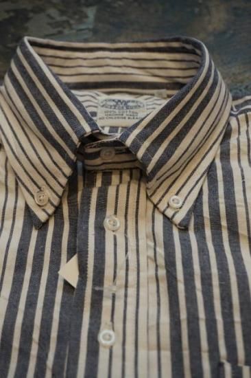 ★THOM BROWNE★ストライプ シアサッカー 半袖 シャツ Thom Browne ストライプ シアサッカーシャツ | グレー | FARFETCH JP
