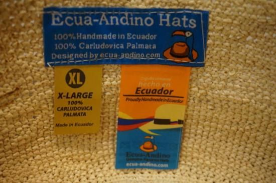 ecua-andino パナマハット エクアドル製 ECUA - ANDINO』 (エクアアンディーノ) パナマハット エクアドル