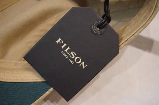 新品タグ付き FILSON ティンクロスダックビルキャップ グレー
