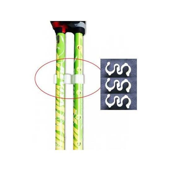 スキー ストック 2点セット 2本のポールをまとめて固定する「ポールタイ」｜ストック・スキー