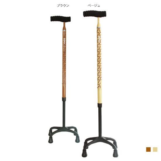非課税 屋内用 ソフトグリップカーボン四点杖 シナノ公式オンラインストア