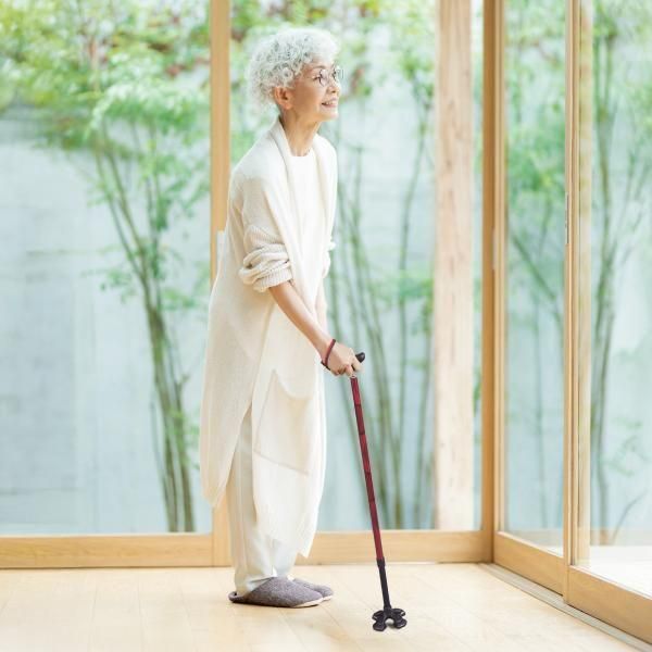 やわらGELグリップ4点杖 (介護保険対象商品)｜シナノオンラインストア