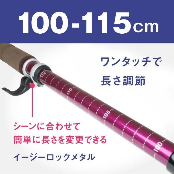 フォールダーTWIST115 トレッキングポール 折りたたみ 2本セット