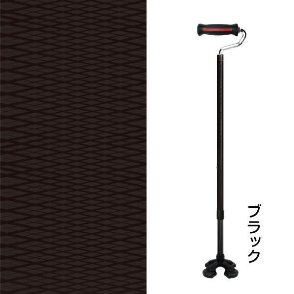 やわらGELグリップ4点杖 TYPE-U (介護保険対象商品) ｜手が痛くなり