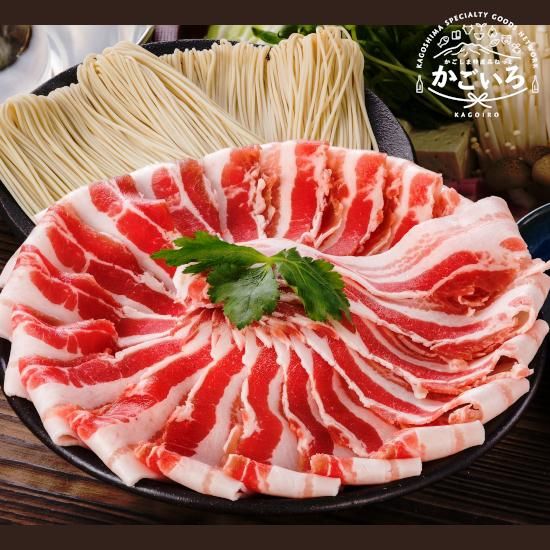 楽天市場】しゃぶしゃぶ [グルメ・スタジアム] 鹿児島黒豚ネギ