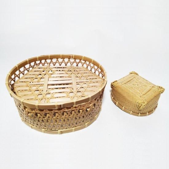 椀かごと小物入れのセット<竹細工ひがし> - 「かごしま特産品 椀かごと小物入れのセット<竹細工ひがし> - 「かごしま特産品