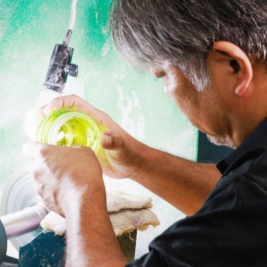 薩摩切子リキュールグラス＜美の匠ガラス工房弟子丸