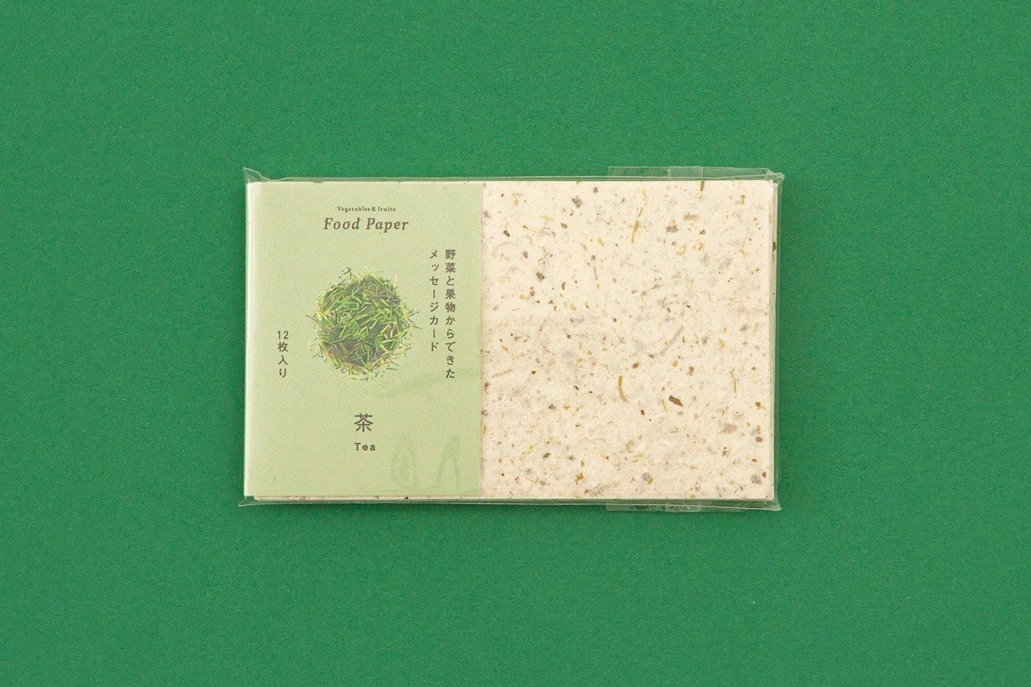 Foodpaper 野菜と果物からできたメッセージカード 12枚入り Sava Store