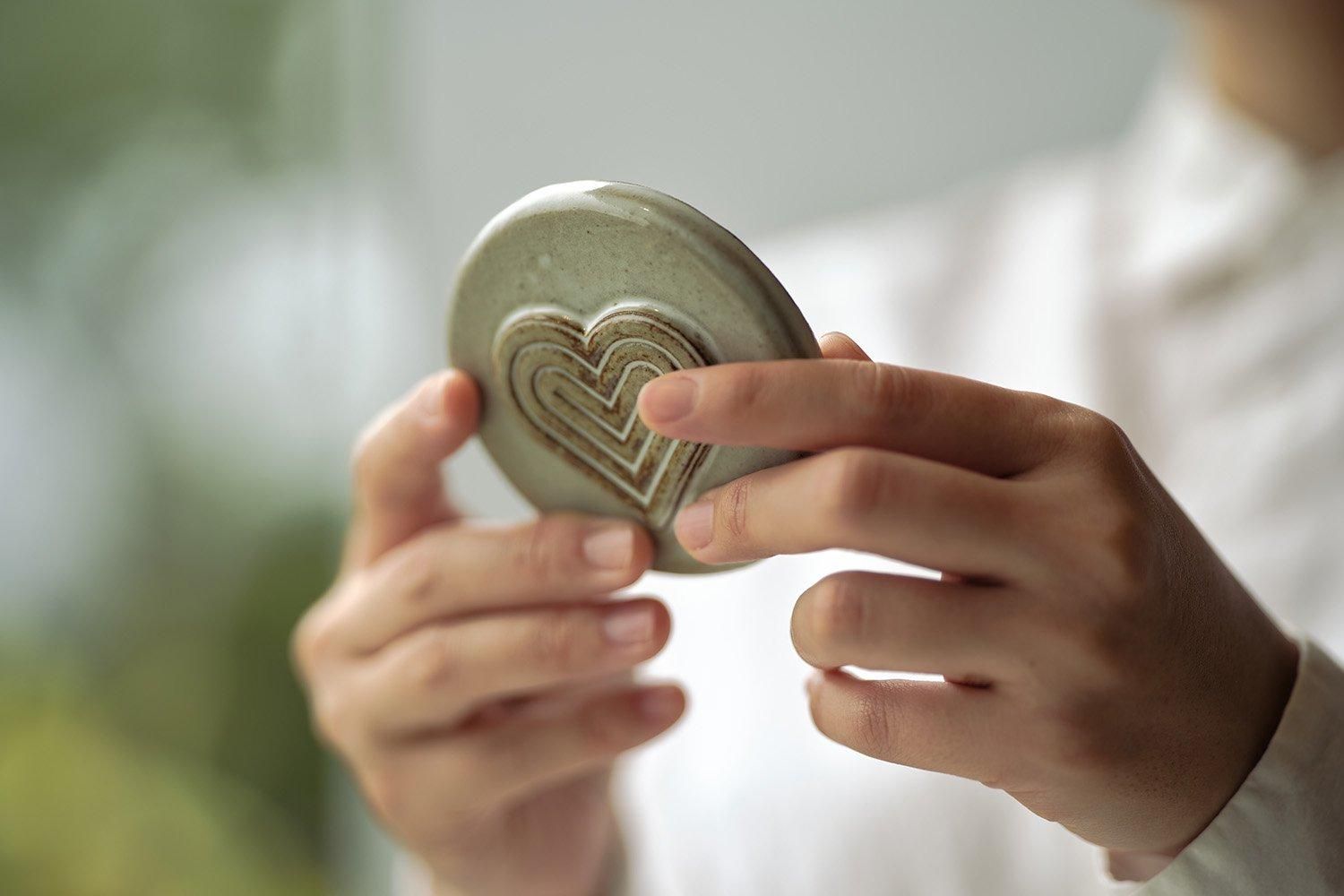 HARIMON MIRROR 越前焼 手鏡 - SAVA!STORE