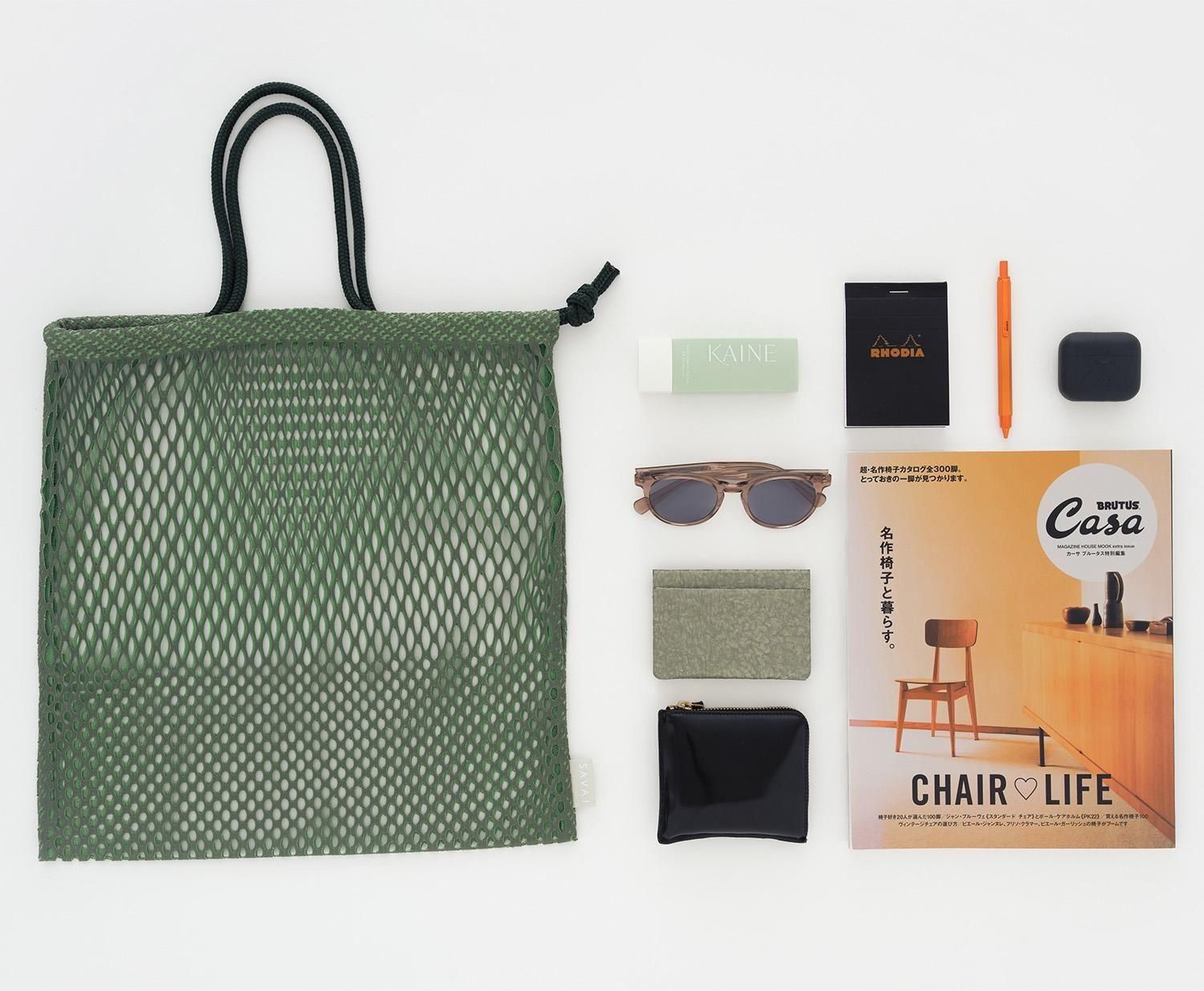 twotone bag | カラーネットバッグ - SAVA!STORE