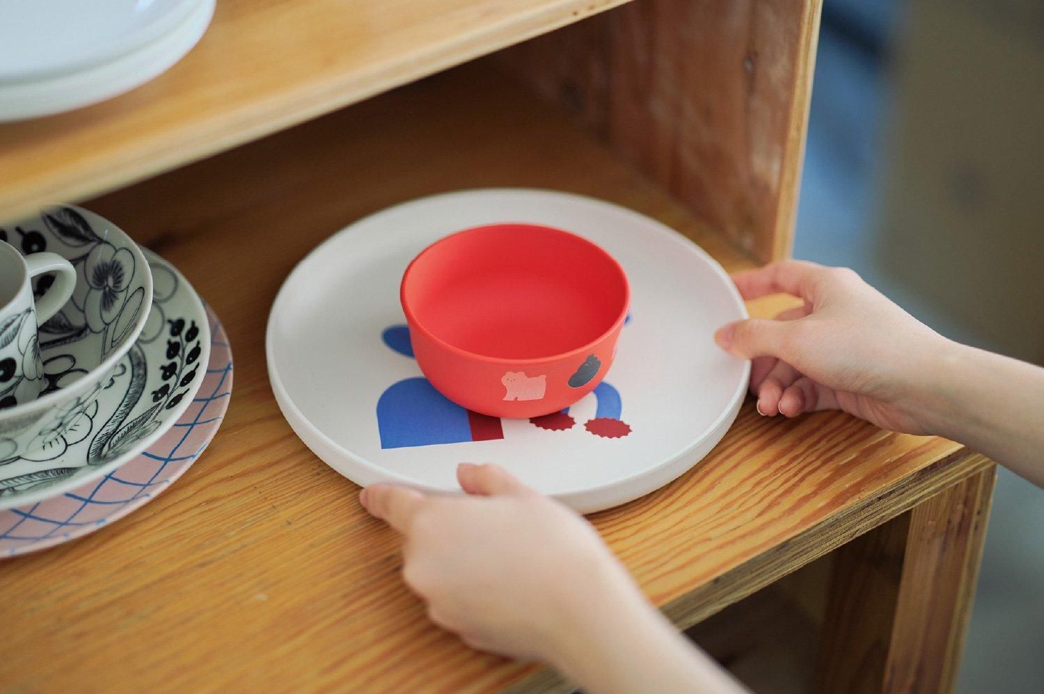 楽天市場】シェルミンキッズ 子供用食器5点セット 新素材 子供用 大人用 食器 ギフトセット 子供用食器セット ベビー食器 食器セット プレゼント  出産祝い 脱プラスチック 日本製 たまごプレート ひよこプレート マグカップ ボウル スタッキング設計 選べる5カラー 
