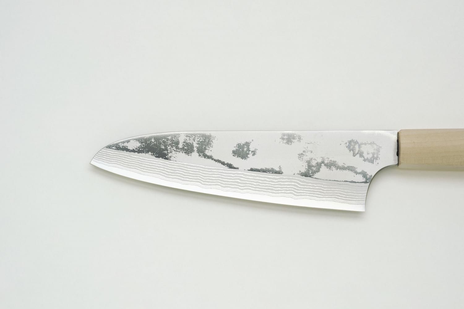 sō】三徳包丁 | VG10積層 | 三徳160 | 縦丸型 朴木