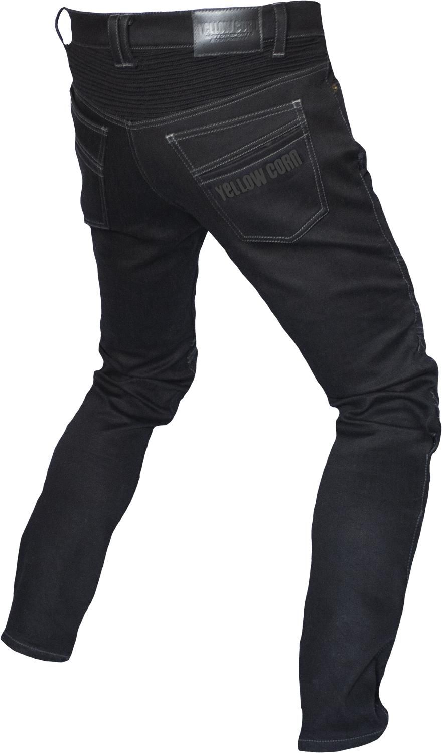 YRP-101 Protective Stretch Pants 【BLACK/BLACK】 - YELLOW