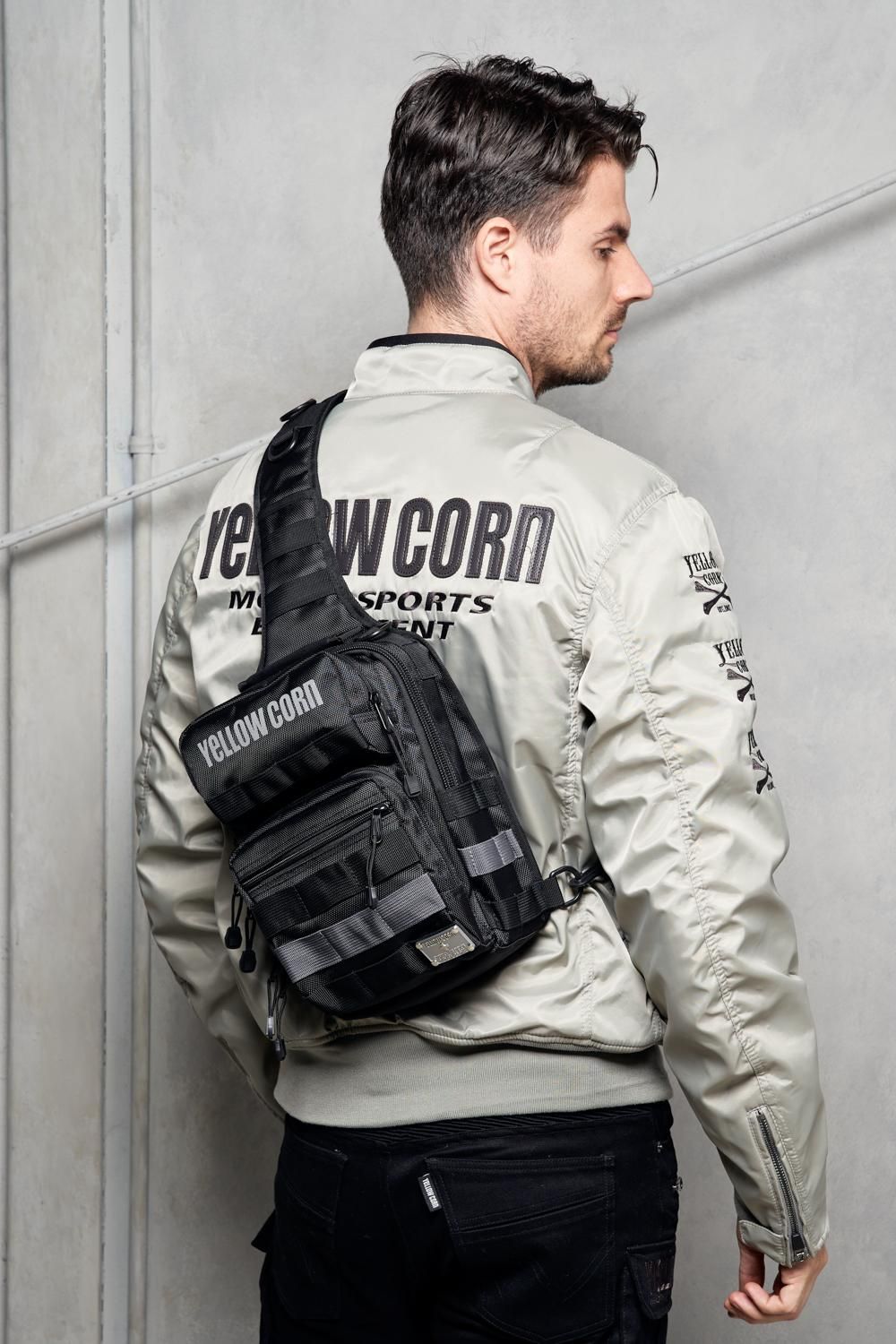 YE-59 WPボディバッグ 【BLACK】 - YELLOW CORN Official web shop
