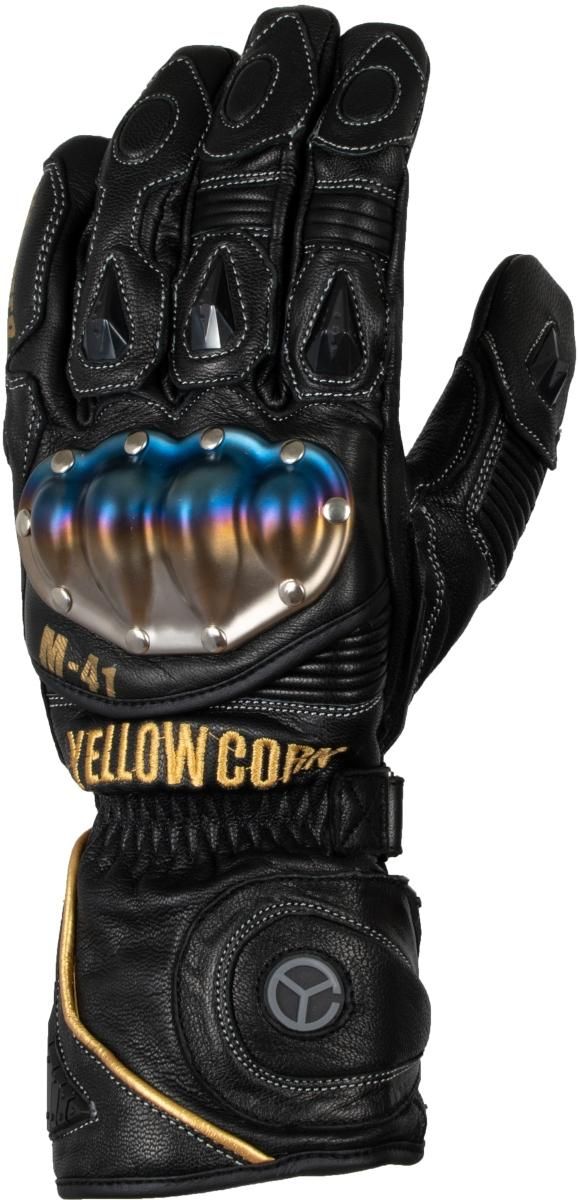 YG192W WINTER GLOVES 【BLACK/GOLD】 - YELLOW CORN