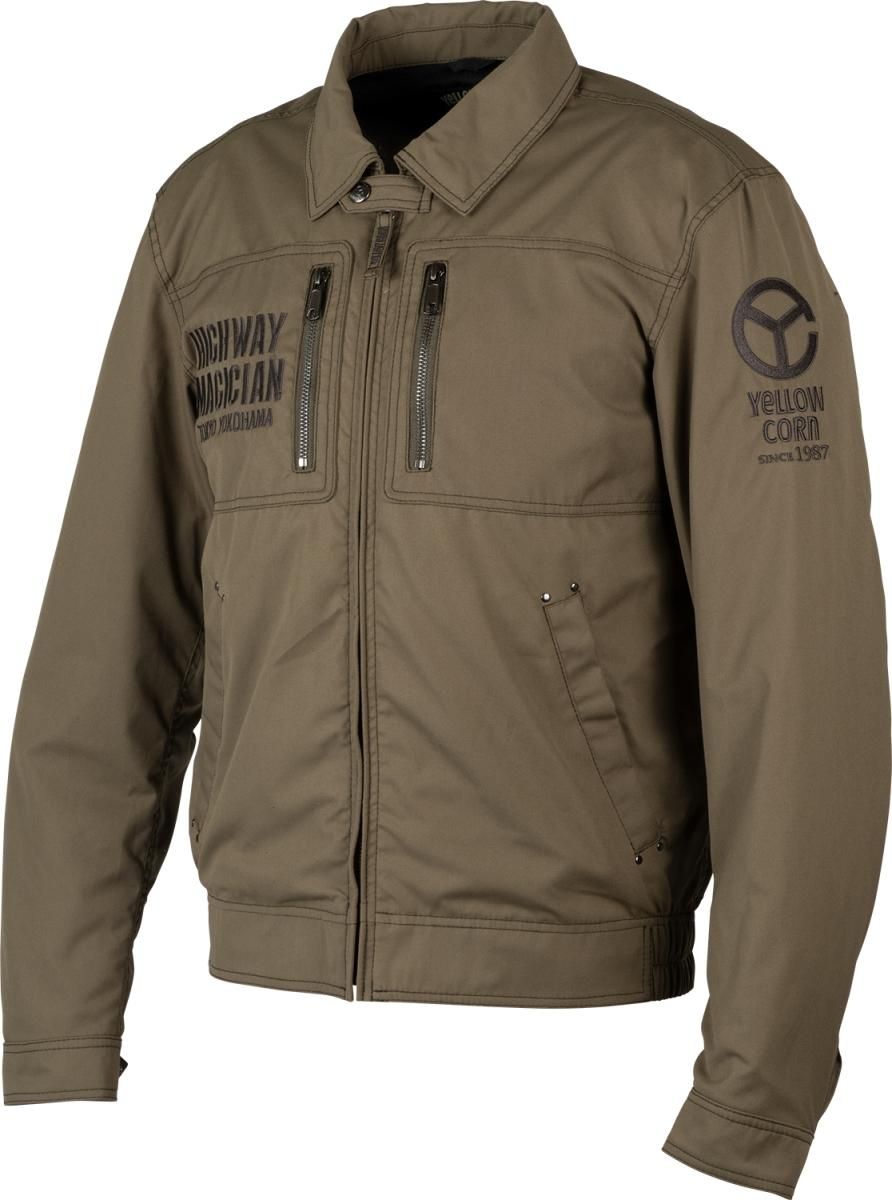 YB-4100 COTTON JACKET 【KHAKI】 - YELLOW CORN Official web shop YB-4100 COTTON JACKET 【KHAKI】 - YELLOW CORN Official web shop