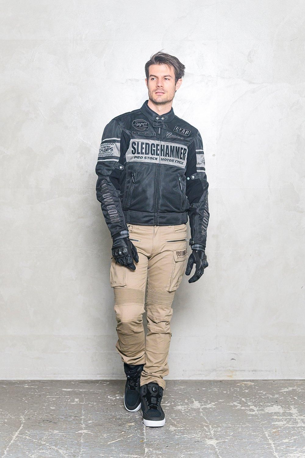 BB-4104 MESH JACKET 【BLACK/GUNMETAL】 - YELLOW CORN