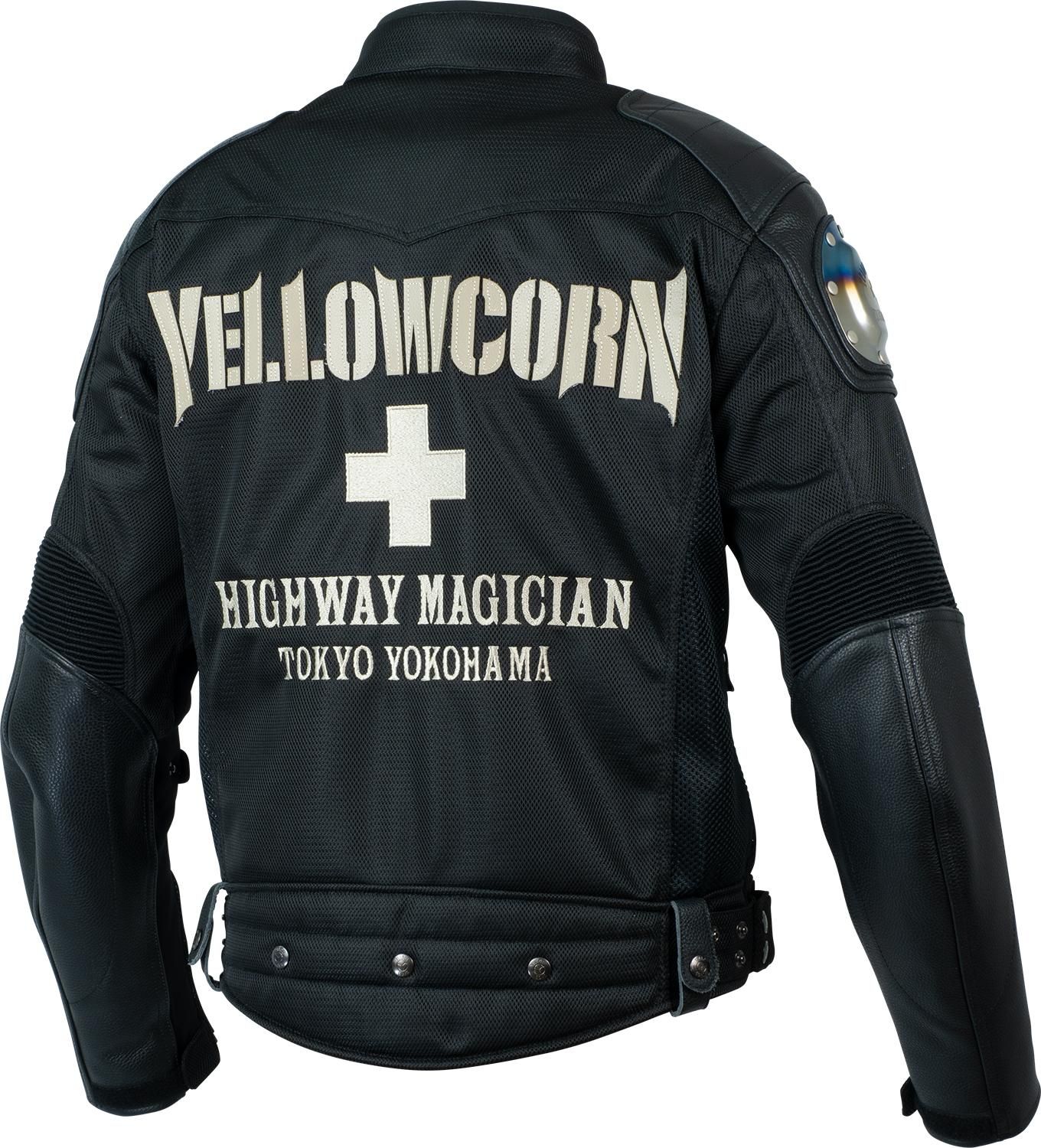 YELLOWCORN YB-3109 メッシュジャケット BLACK Webike | YeLLOW CORN イエローコーン YB-3109 チタニウム