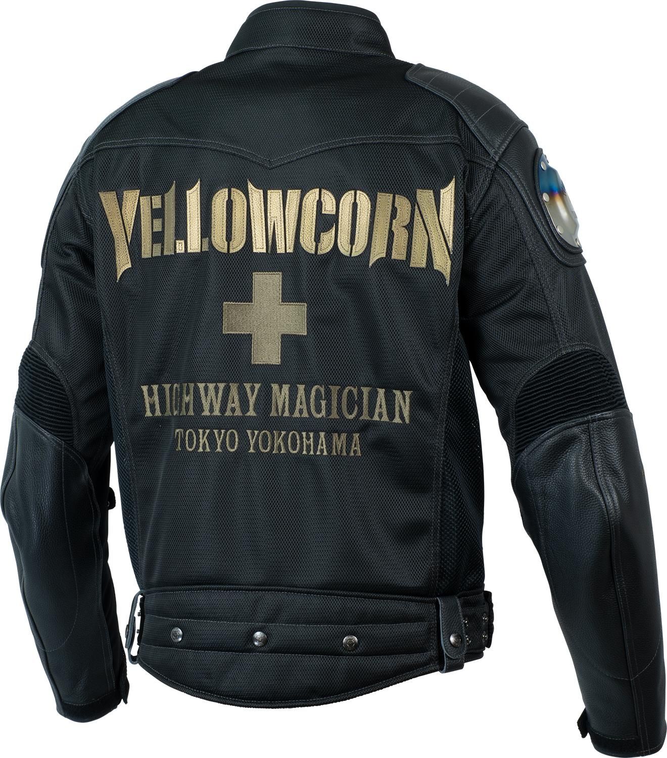 YB-4109 MESH JACKET 【BLACK/GOLD】 - YELLOW CORN Official YB-4109 MESH JACKET 【BLACK/GOLD】 - YELLOW CORN Official